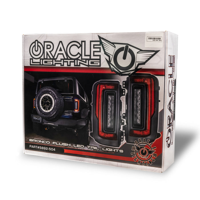 Oracle 21-23 Ford Bronco Flush Style LED Taillights - Tinted SEE WARRANTY ORACLE Lighting