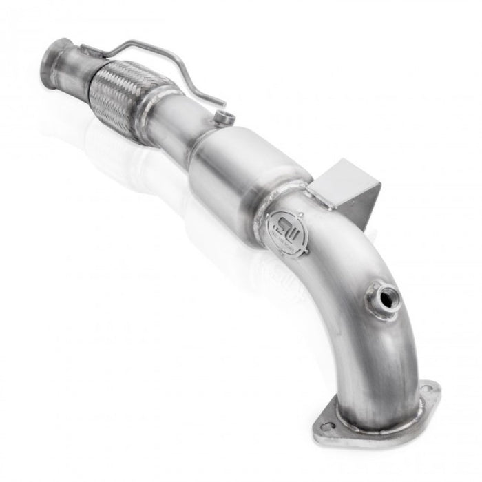 Stainless Works 2016-18 Ford Focus RS 3in High-Flow Cats Downpipe Factory Connection Stainless Works