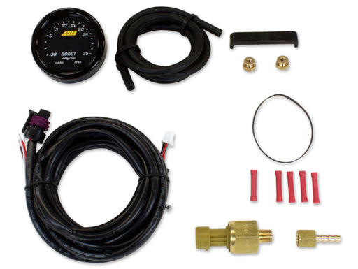 AEM X-Series Boost Pressure -30inHg 60psi Gauge Kit AEM