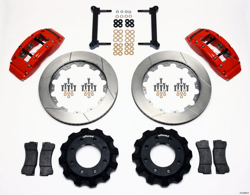 Wilwood TC6R Front Kit 16.00in Red 1999-2010 GM H2 Truck/SUV 2500