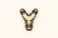 DeatschWerks 6AN Male Flare + 6AN Male Flare to 8AN Male Flare Y Block Fitting DeatschWerks
