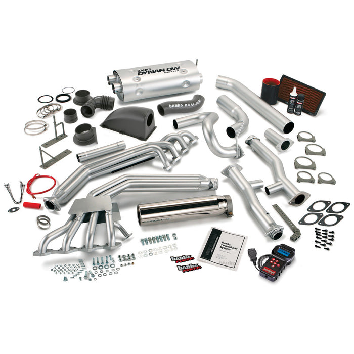 Banks Power 01-03 GM 8.1 Mh - W20/22 (L-Exit) PowerPack System W/AutoMind Banks Power