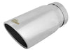 aFe Universal Bolt On Exhaust Tip Polished 5in Inlet x 6in Outlet x 12in Long aFe