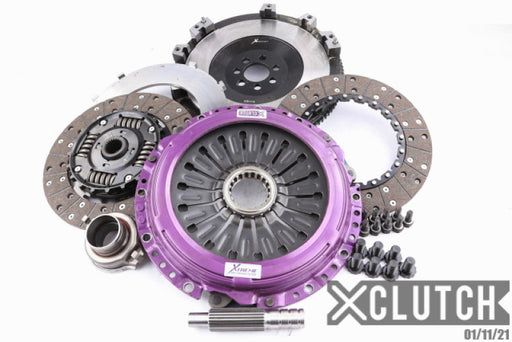 XClutch 07-17 Mitsubishi Lancer EVO X 2.0L 10.5in Twin Sprung Organic Clutch Kit XCLUTCH