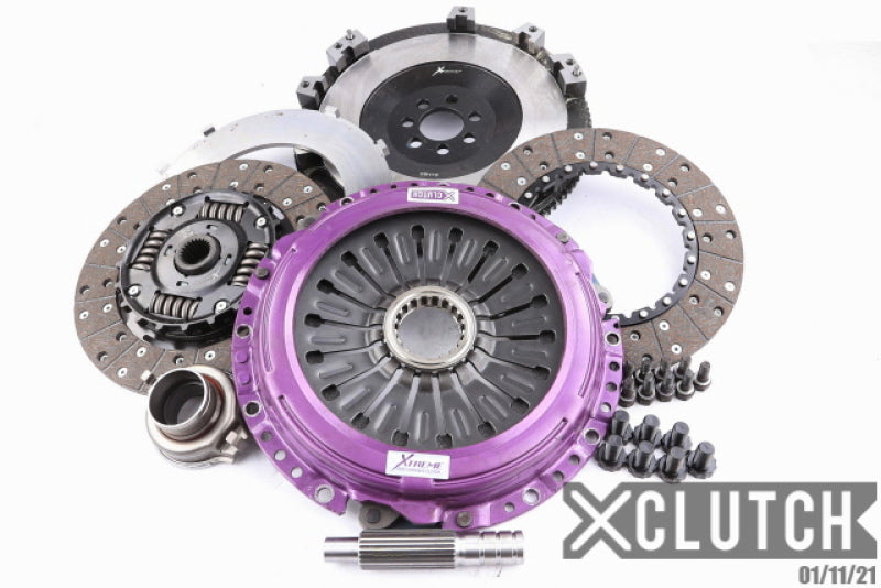 XClutch 07-17 Mitsubishi Lancer EVO X 2.0L 10.5in Twin Sprung Organic Clutch Kit XCLUTCH
