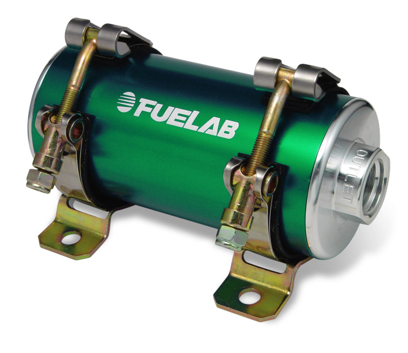 Fuelab Prodigy High Flow Carb In-Line Fuel Pump w/External Bypass - 1800 HP - Green Fuelab