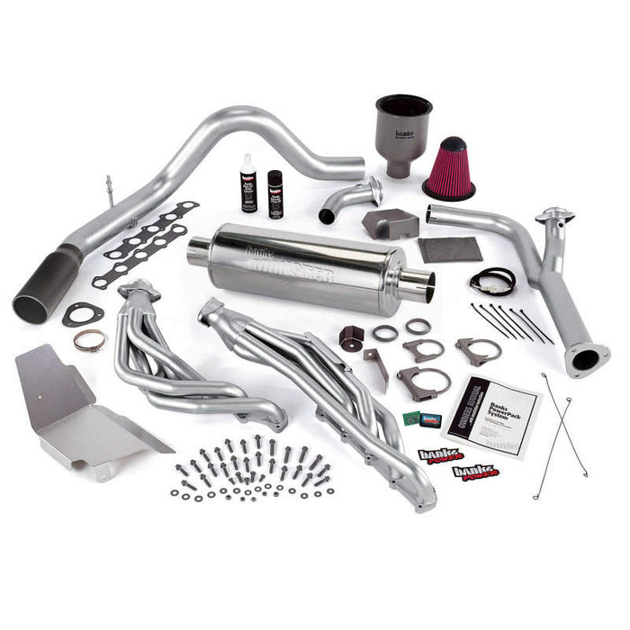 Banks Power 99-04 Ford 6.8L Truck EGR-Late Cat PowerPack System - SS Single Exhaust w/ Black Tip Banks Power