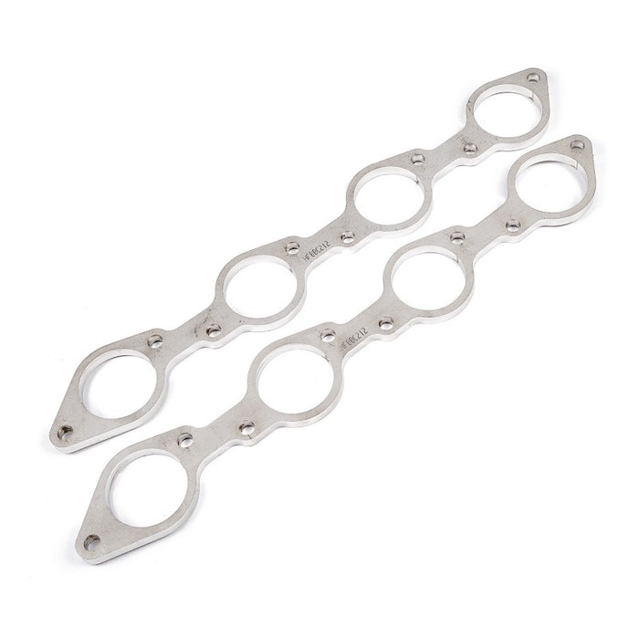 Stainless Works Big Block Chevy Round Port Header 304SS Exhaust Flanges 2-1/8in Primaries Stainless Works