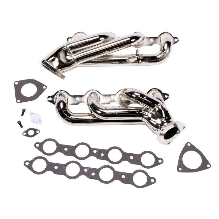 BBK 99-04 GM Truck SUV 6.0 Shorty Tuned Length Exhaust Headers - 1-3/4 Titanium Ceramic BBK