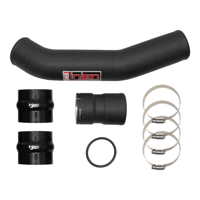 Injen 17-22 Ford F250/F/350/F-450/F-550 V8-6.7L Turbo Diesel Wrnkl Blk Intercooler Hot Side Piping Injen