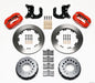 Wilwood Forged Dynalite P/S Rear Kit Red Mopar-Dana 2.36in Offset