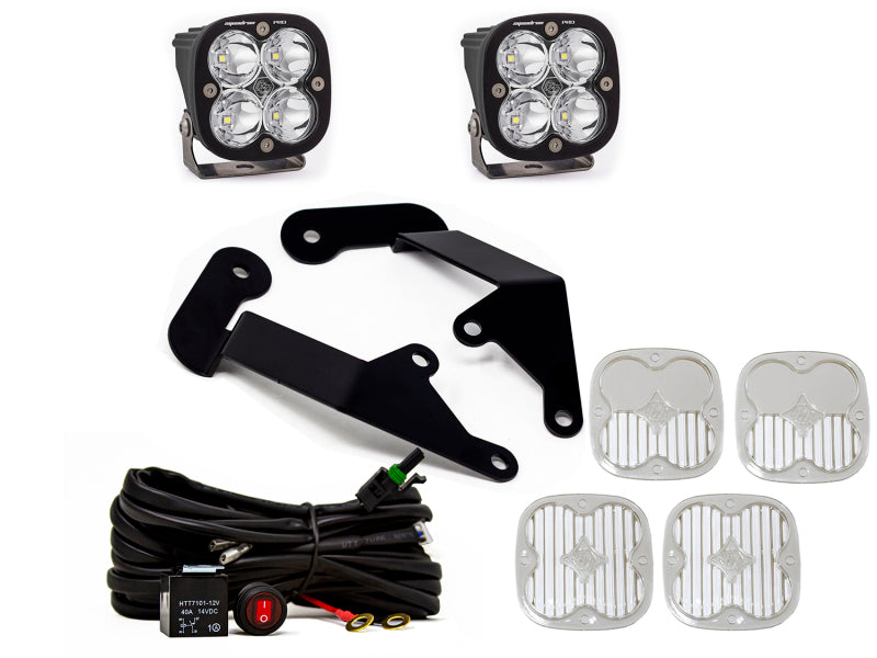 Baja Designs 21+ Ford Bronco Sport Squadron Sport Spot LED Light Pods - Clear Baja Designs