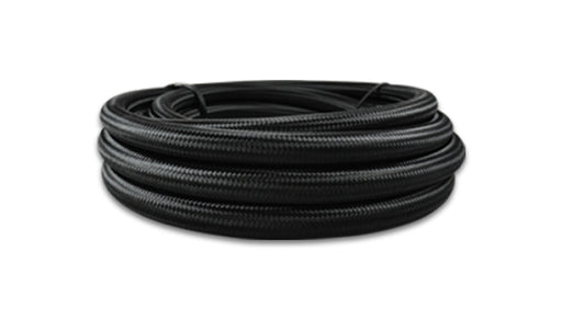 Vibrant -10 AN Black Nylon Braided Flex Hose w/ PTFE liner (5FT long) Vibrant