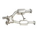 BBK 79-93 Mustang 5.0 Short Mid X Pipe With Catalytic Converters 2-1/2 For BBK Long Tube Headers BBK