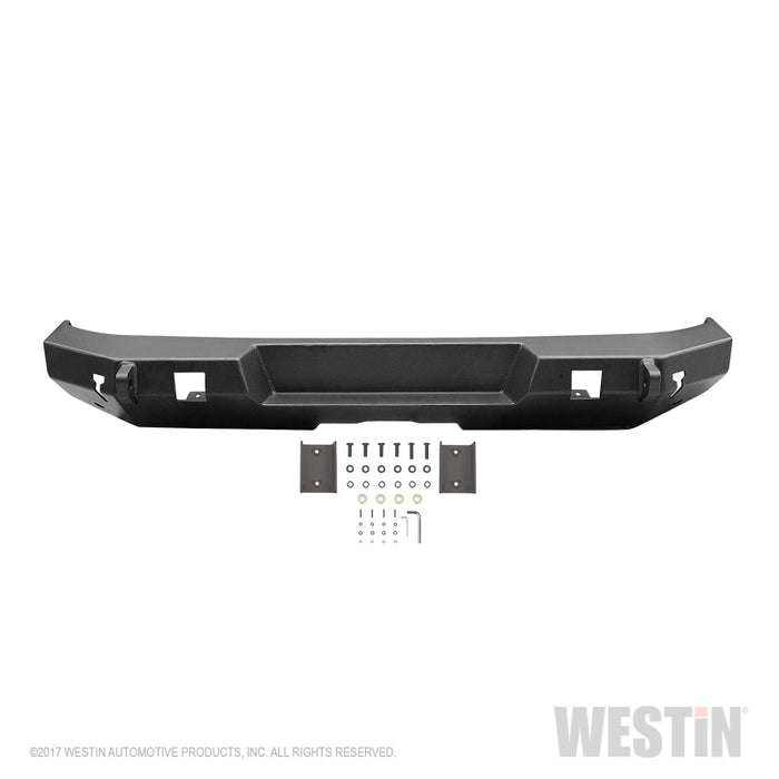 Westin 07-18 Jeep Wrangler JK WJ2 Rear Bumper - Textured Black Westin