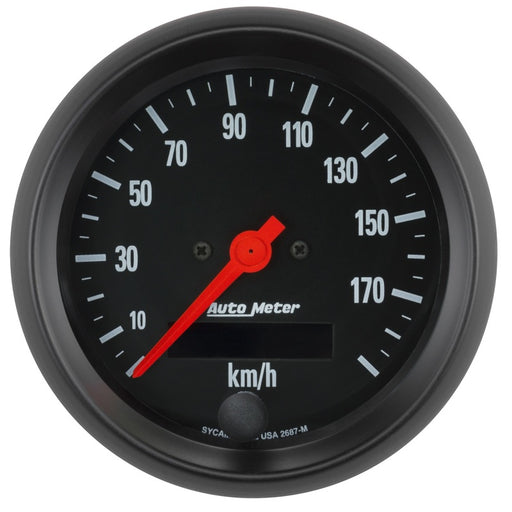 Autometer Z-Series 0-190KM/H 3-3/8in Electric Prog. Speedometer W/ LCD ODO Gauge AutoMeter