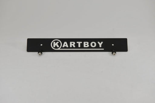 Kartboy Front License Plate Delete - Black Kartboy
