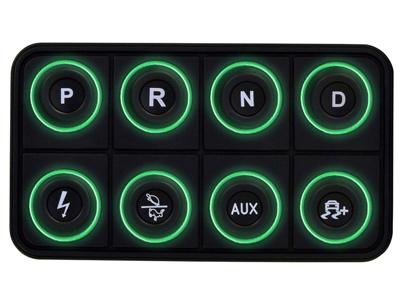 AEM EV 8 Button Keypad CAN Based Programmable Backlighting AEM