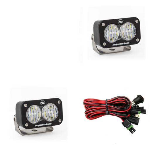 Baja Designs S2 Sport Wide Cornering Pattern Pair LED Work Light - Clear Baja Designs