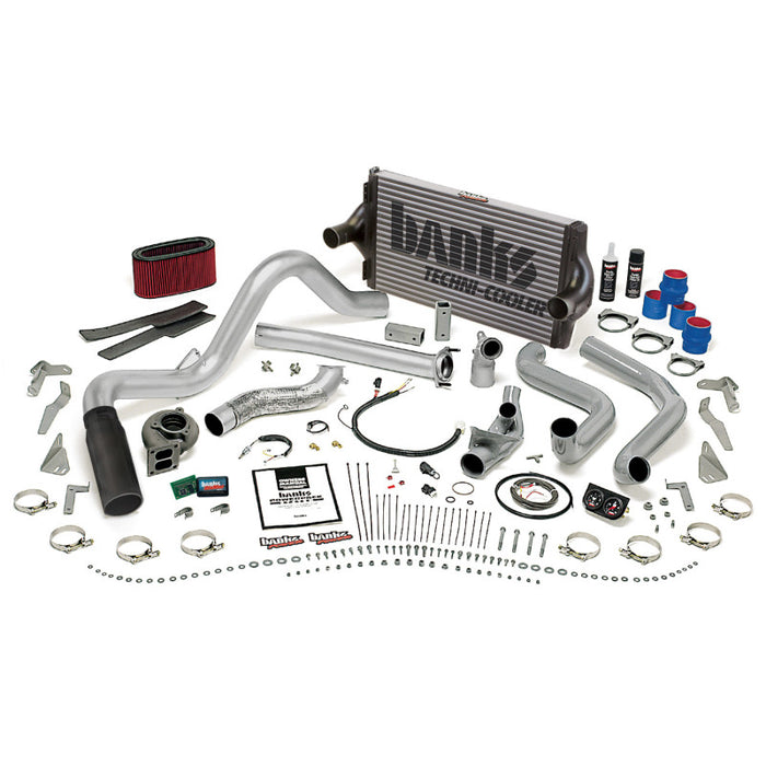 Banks Power 94-95.5 Ford 7.3L Man PowerPack System - SS Single Exhaust w/ Black Tip Banks Power