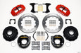 Wilwood Narrow Superlite 4R Rear P-Brk Kit 12.88in Red Chevy 12 Bolt-Spec 3.15in Brng