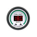 Autometer 52.4mm White Switchable 0-100 Fuel Level/8-18V Voltmeter Phantom Elite Digital Gauge AutoMeter