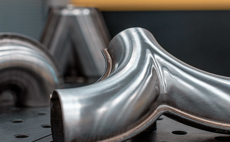 MagnaFlow Smooth Trans Y 2.50inch SS 90 deg. Magnaflow