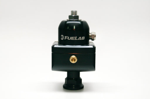 Fuelab 555 Carb Adjustable FPR Blocking 1-3 PSI (1) -8AN In (2) -8AN Out - Black Fuelab