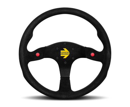 Momo MOD80 Steering Wheel 350 mm -  Black Suede/Black Spokes MOMO