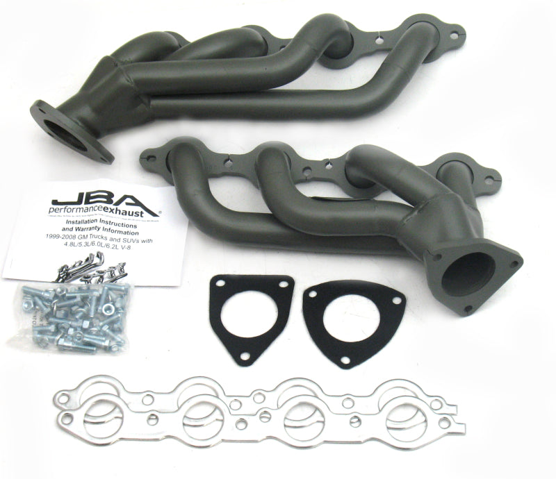 JBA 03-06 GM Truck 6.0L LS w/o EGR 1-5/8in Primary Ti Ctd Cat4Ward Header JBA
