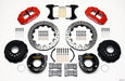 Wilwood Narrow Superlite 4R Rear P-Brk Kit 12.88in Drill Red 2005-2014 Mustang