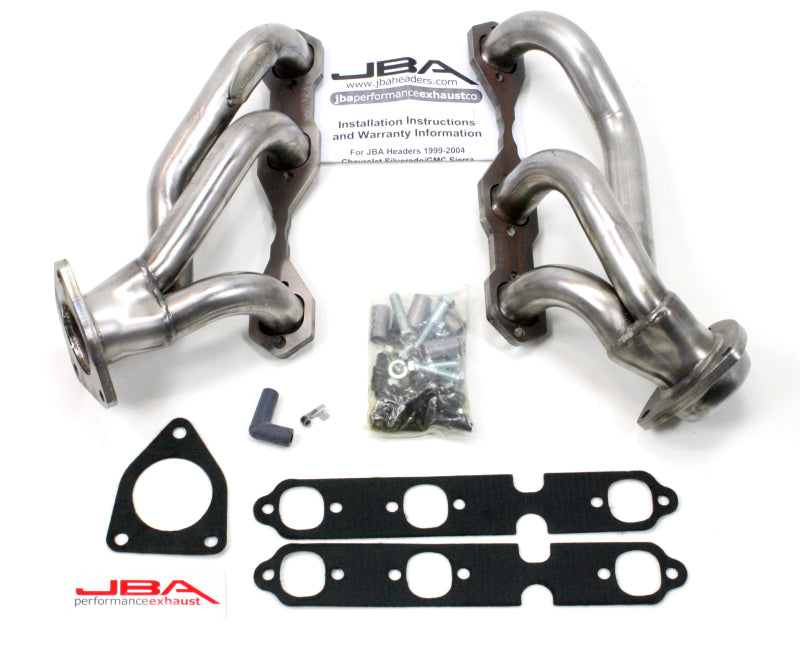 JBA 03-13 GM Truck 4.3L V6 1-1/2in Primary Raw 409SS Cat4Ward Header JBA