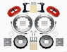 Wilwood Narrow Superlite 6R Front Hat Kit 12.88in Red 2012-Up Toyota / Scion FRS w/ Lines
