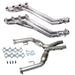 BBK 05-10 Ford Mustang GT 1 5/8 Long Tube Headers w/High Flow Catted X-Pipe (Silver Ceramic) BBK