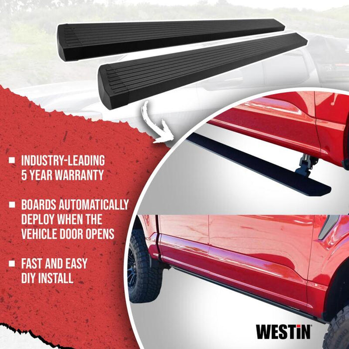 Westin 09-18 Dodge RAM 1500 Quad Cab Pro-e Electric Running Boards Westin