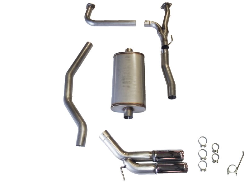 JBA 04-20 Nissan Titan 5.6L 304SS Pass Side Dual Exit Cat-Back Exhaust JBA