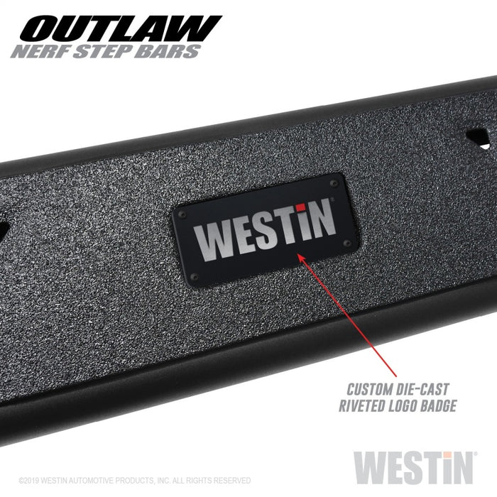 Westin 09-18 Dodge RAM 1500 Crew Cab Outlaw Nerf Step Bars Westin