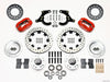 Wilwood Forged Dynalite Front Kit 11.75in Drilled Red 59-64 Chevy Impala / 63-64 Corvette