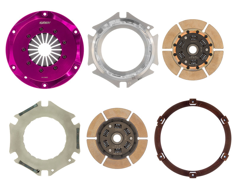 Exedy Universal Builder Series Twin Metallic Clutch Dampened Version Exedy