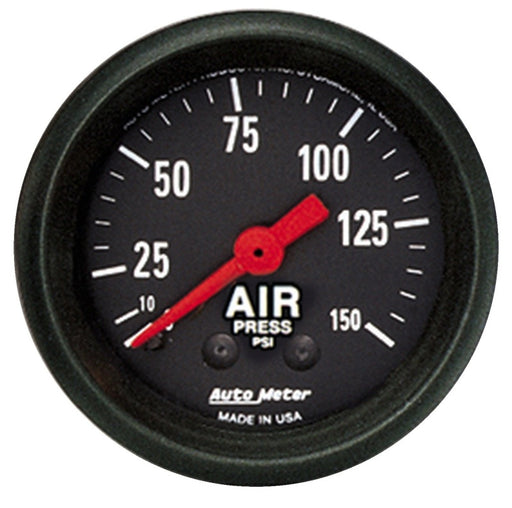 Autometer Z Series 52mm 0-150 PSI Mechanical Air Pressure Gauge AutoMeter