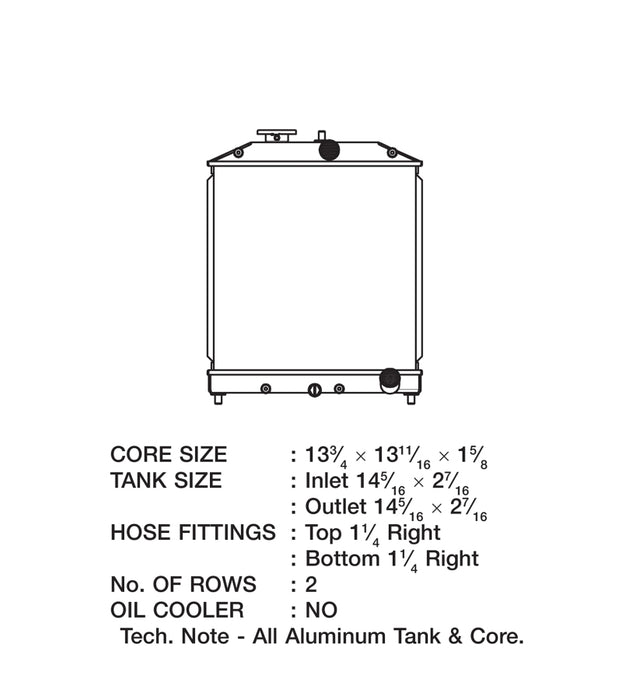 CSF 92-00 Honda Civic Radiator CSF