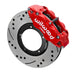 Wilwood 69-83 Porsche 911 Front Superlite Brake Kit 3.5in MT Drilled & Slotted - Red