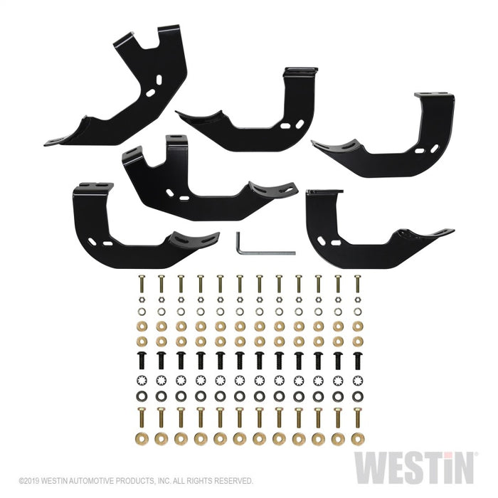 Westin 05-21 Toyota Tacoma Access Cab PRO TRAXX 4 Oval Nerf Step Bars - Blk Westin