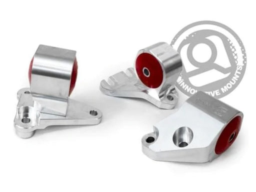 Innovative 92-93 Integra (Non GSR) B-Series Silver Aluminum Mounts 95A Bushings Innovative Mounts