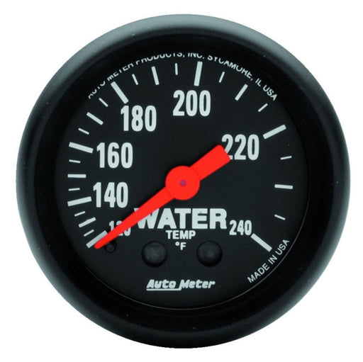 Autometer Z Series 2 inch 120-240 degree F Mechanical Water Temperature Gauge AutoMeter