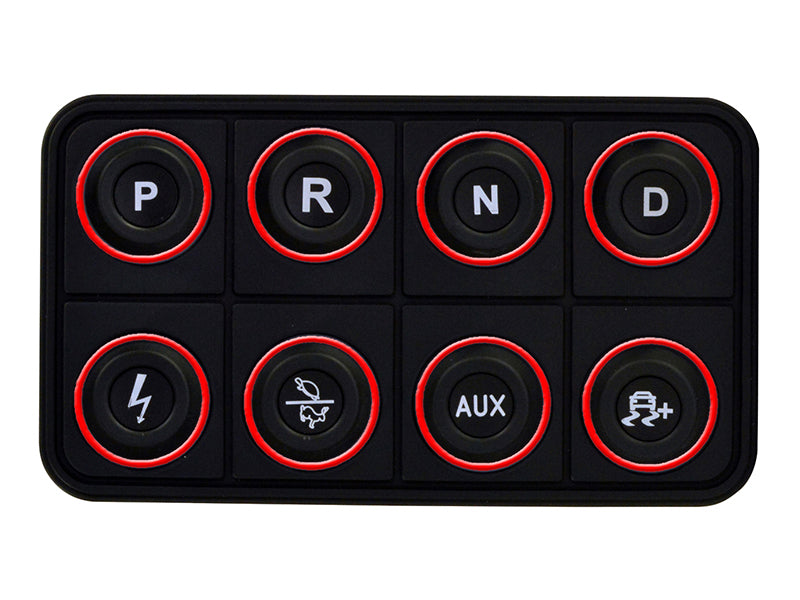 AEM EV 8 Button Keypad CAN Based Programmable Backlighting AEM