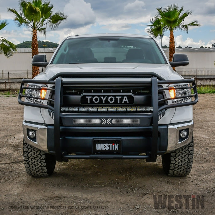 Westin 14-20 Toyota Tundra Sportsman X Grille Guard - Textured Black Westin