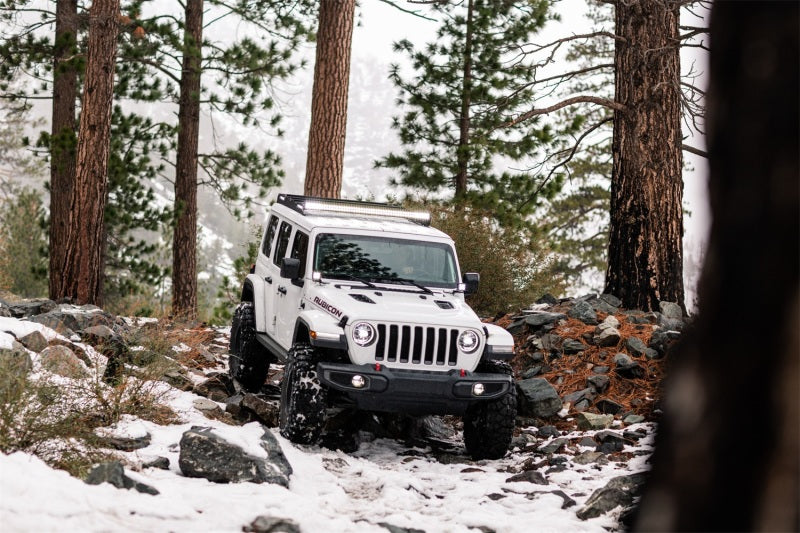 KC HiLiTES 18-23 Jeep JL/JT 4in. Gravity G4 LED Light 10w SAE/ECE Clear Fog Beam (Pair Pack System) KC HiLiTES