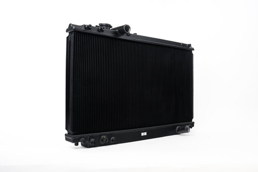 CSF 93-98 Toyota MK4 Supra Radiator - Black Finish CSF