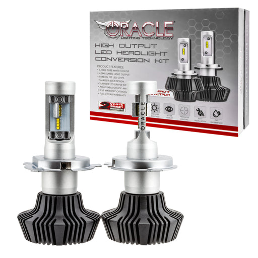 Oracle H4 4000 Lumen LED Headlight Bulbs (Pair) - 6000K SEE WARRANTY ORACLE Lighting